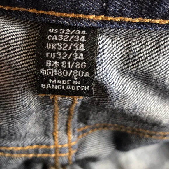 Gap Men’s Standard Dark Wash Tapered Leg Jeans - Picture 5 of 6